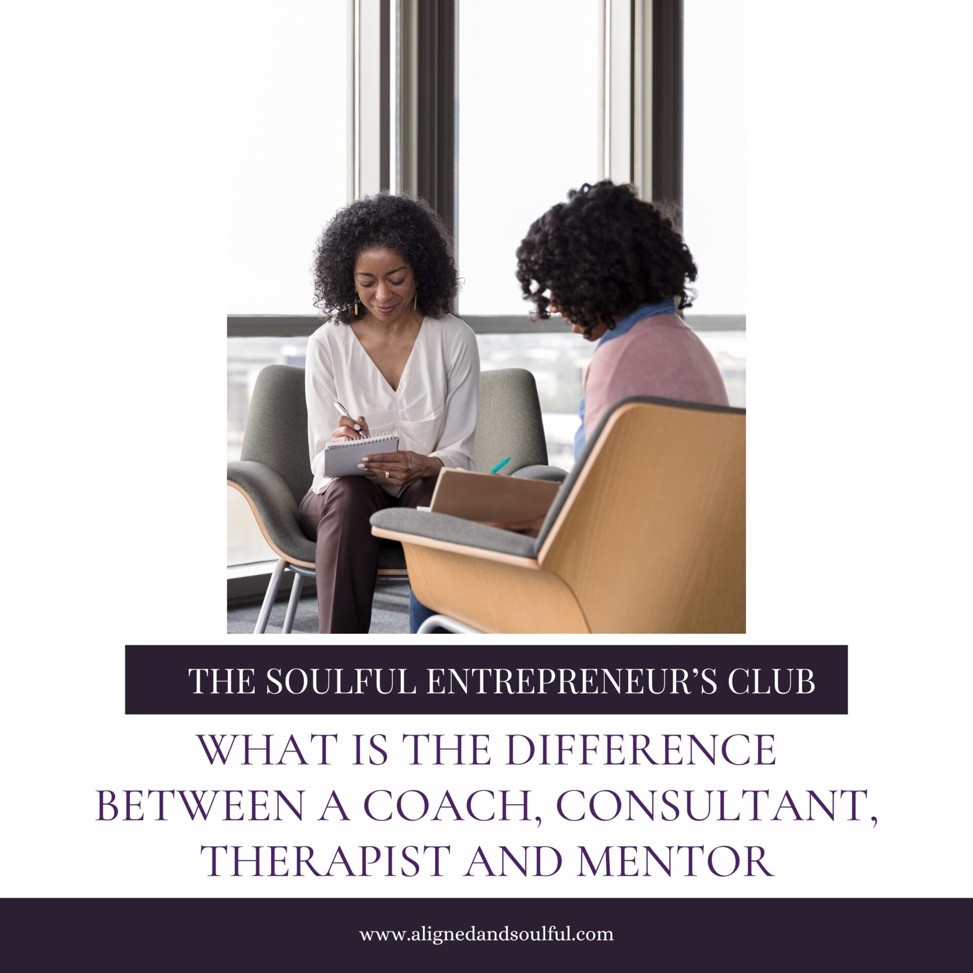 What is the Difference between a Coach, Consultant, Therapist and Mentor